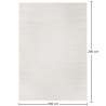 Grande Tappeto dal Design Contemporaneo e Moderno - Beige (290x200 cm) - Amara image 7