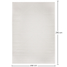 Grande Tappeto dal Design Contemporaneo e Moderno - Beige (290x200 cm) - Xesta image 7