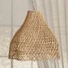 Lampada a Sospensione in Rattan Stile Boho - Rodric image 7