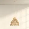 Lampada a Sospensione in Rattan Stile Boho - Rodric image 7