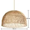 Lampada a Sospensione in Rattan - Boho Bali - Capril image 7