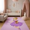 Grande Tappeto per Bambini con Disegno di Fate - Rosa (290x200 cm) - Oya image 7