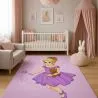 Grande Tappeto per Bambini con Disegno di Fate - Rosa (290x200 cm) - Oya image 7