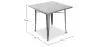Tavolo da pranzo quadrato Stile Industriale - Stylix image 7