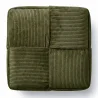 Pouf Quadrato Imbottito in Velluto a Coste - Design Moderno - Cube image 7