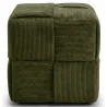 Pouf Quadrato Imbottito in Velluto a Coste - Design Moderno - Cube image 7