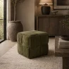 Pouf Quadrato Imbottito in Velluto a Coste - Design Moderno - Cube image 7