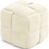 Pouf Quadrato Imbottito in Velluto a Coste - Design Moderno - Cube image 7