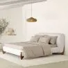 Letto matrimoniale 160x200 CM - Rivestito in Tessuto Bouclé - Dream image 7