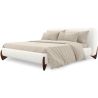 Letto matrimoniale 160x200 CM - Rivestito in Tessuto Bouclé - Dream image 7