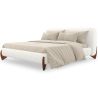 Testiera e Rete per Letto 180x200 CM - Rivestito in Tessuto Bouclé - Dream image 7