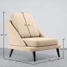 Poltrona Rivestita in Velluto - Stile Scandinavo - Velvet Lounge image 7