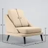 Poltrona Rivestita in Velluto - Stile Scandinavo - Velvet Lounge image 7