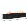 Caminetto Elettrico Decorativo con Fiamma di Vapore d'Acqua - 50CM image 7