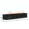 Caminetto Elettrico Decorativo con Fiamma di Vapore d'Acqua - 50CM image 7