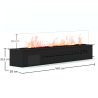 Caminetto Elettrico Decorativo con Fiamma di Vapore d'Acqua - 160CM image 7