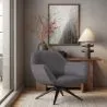 Poltrona Rivestita Design Curvo Stile Contemporaneo - Mirrel image 7