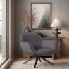 Poltrona Rivestita Design Curvo Stile Contemporaneo - Mirrel image 7