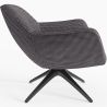 Poltrona Rivestita Design Curvo Stile Contemporaneo - Mirrel image 7