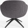 Poltrona Rivestita Design Curvo Stile Contemporaneo - Mirrel image 7