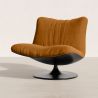 Poltrona Imbottita Design Curvo Stile Contemporaneo - Tulipe image 7