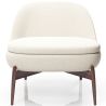Poltrona Rivestita con Design Curvo Scandinavo - Larseen image 7