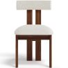 Set da Tavolo da Pranzo Rotondo con 6 Sedie in Legno - Design Minimalista - Ivette image 7