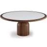 Set da Tavolo da Pranzo Rotondo con 6 Sedie in Legno - Design Minimalista - Ivette image 7