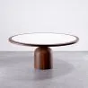 Set da Tavolo da Pranzo Rotondo con 6 Sedie in Legno - Design Minimalista - Ivette image 7