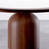 Set da Tavolo da Pranzo Rotondo con 6 Sedie in Legno - Design Minimalista - Ivette image 7