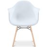 Sedia da Pranzo Design Scandinavo - Gambe in Legno - Nordika image 7