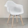 Sedia da Pranzo Design Scandinavo - Gambe in Legno - Nordika image 7
