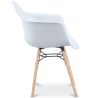 Sedia da Pranzo Design Scandinavo - Gambe in Legno - Nordika image 7