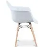 Sedia da Pranzo Design Scandinavo - Gambe in Legno - Nordika image 7