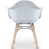 Sedia da Pranzo Design Scandinavo - Gambe in Legno - Nordika image 7