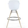 Sgabello da Bar - Design Scandinavo - Gambe in Legno - Nordika image 7