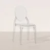 Confezione da 2 sedie da pranzo trasparenti - Estilo Victoria  image 7