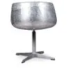 Sedia lounge - Sedia di design - Pelle e metallo - Cognac image 7