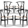 Confezione di 4 Sedie da Pranzo in Legno - Stile Scandinavo - Wish image 7