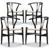 Confezione di 4 Sedie da Pranzo in Legno - Stile Scandinavo - Wish image 7