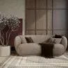 Divano Curvo di Design Stile Contemporaneo Rivestito in Chenille - Curvy image 7