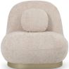 Poltrona Curva di Design Stile Contemporaneo Rivestita in Chenille - Larry image 7