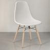 Sedia da Pranzo - Design Scandinavo - Gambe in Legno - Skögur image 7