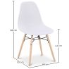 Sedia da Pranzo - Design Scandinavo - Gambe in Legno - Skögur image 7