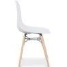 Sedia da Pranzo - Design Scandinavo - Gambe in Legno - Skögur image 7