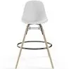 Sgabello da Bar - Design Scandinavo - Gambe in Legno - Skögur image 7