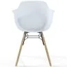 Sedia da Pranzo - Design Scandinavo - Gambe in Legno - Set di 2 - Nordika image 7