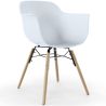 Sedia da Pranzo - Design Scandinavo - Gambe in Legno - Set di 2 - Nordika image 7