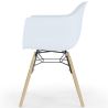 Sedia da Pranzo - Design Scandinavo - Gambe in Legno - Set di 2 - Nordika image 7