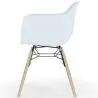 Sedia da Pranzo - Design Scandinavo - Gambe in Legno - Set di 2 - Nordika image 7